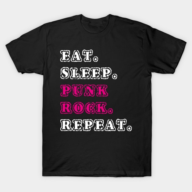 Punk Rock T-Shirt by ninarts